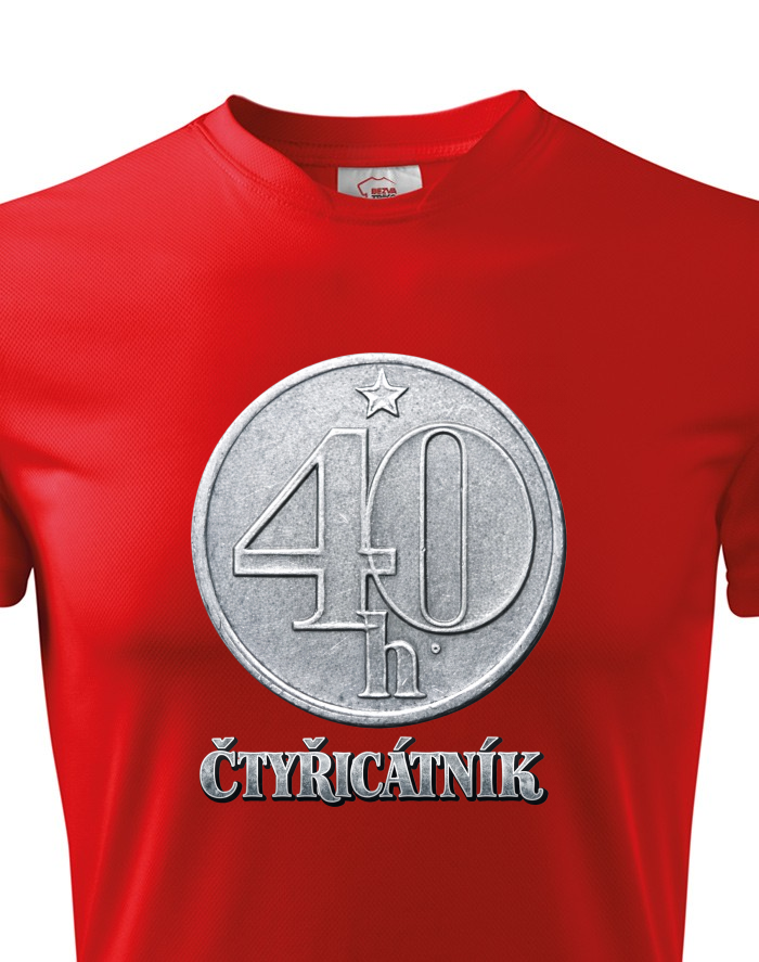 Pánské funkční tričko Čtyřicátník