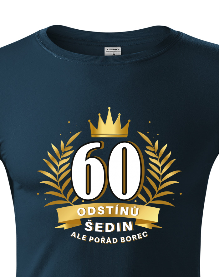 Unisex tričko s dlouhým rukávem 60 odstínů šedin