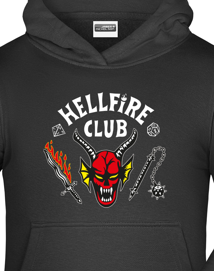 Dětská mikina s kapucí Hellfire Club