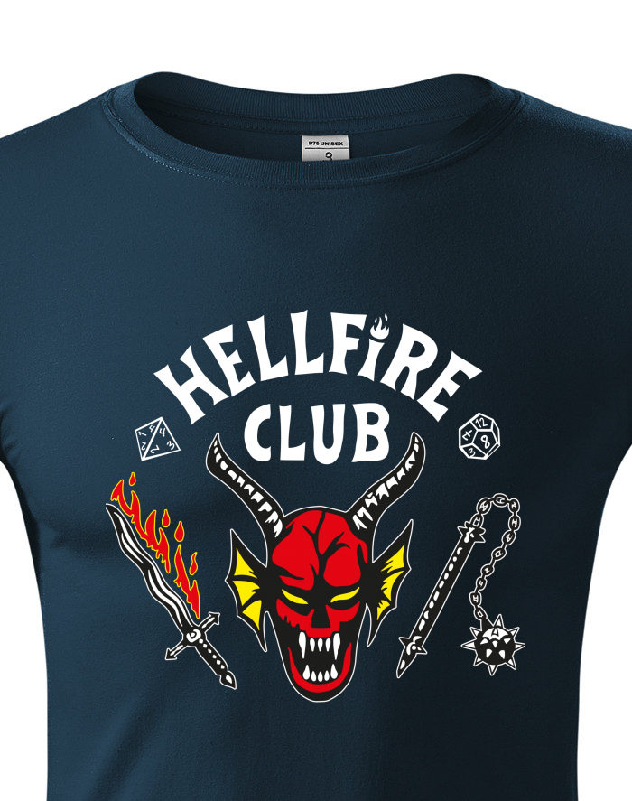 Unisex tričko s dlouhým rukávem Hellfire Club