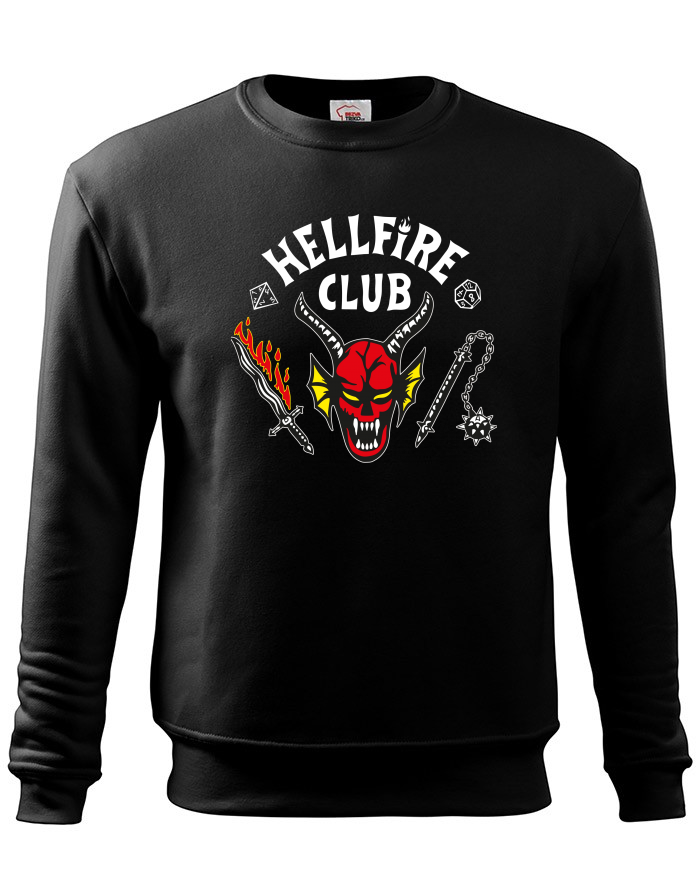 Pánská mikina bez kapuce Hellfire Club