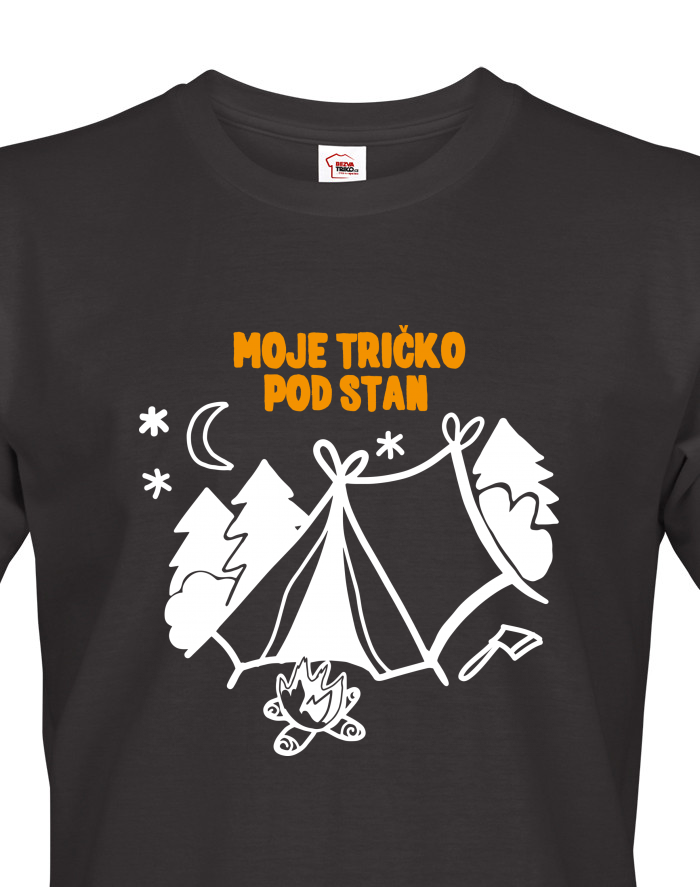 Pánské tričko "Moje tričko pod stan"