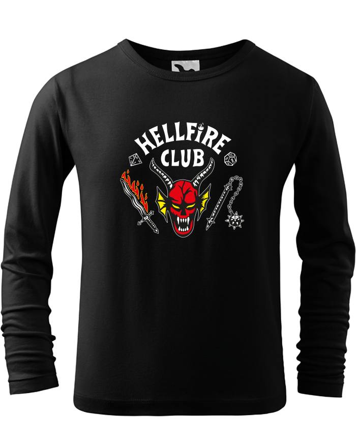 Dětské triko s dlouhým rukávem Hellfire Club