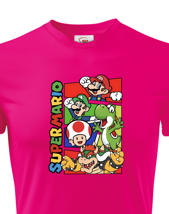 Dětské funkční tričko Super Mario 2