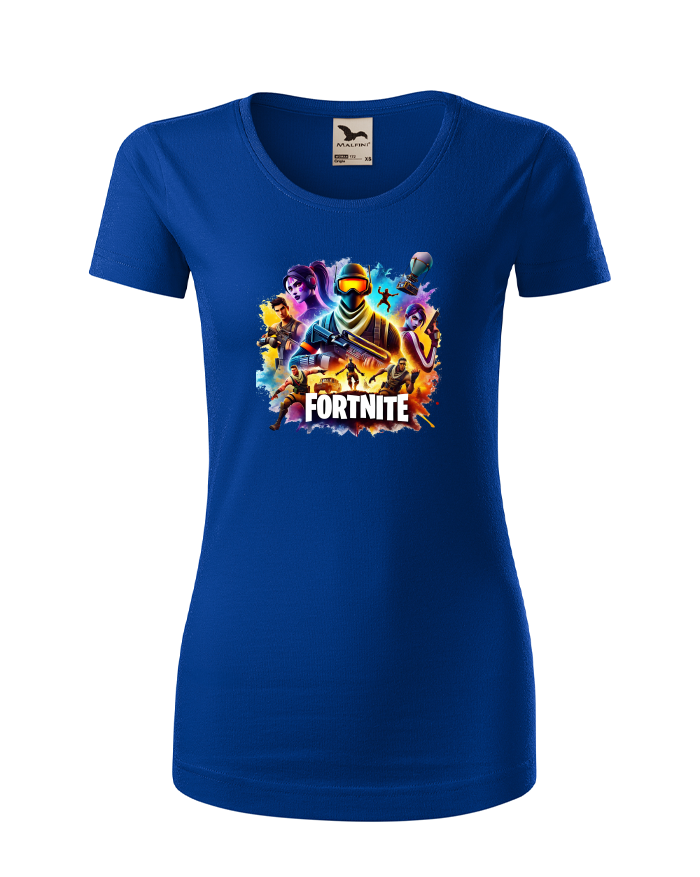 Dámské tričko z bio bavlny s krátkým rukávem Fortnite