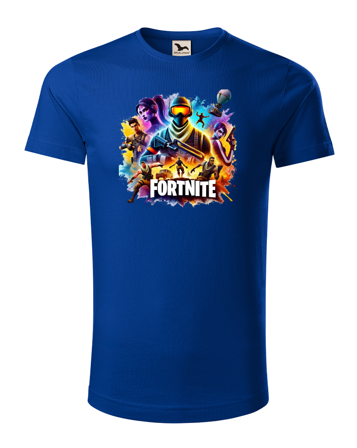 Pánské tričko Fortnite – postavy z Battle Royale