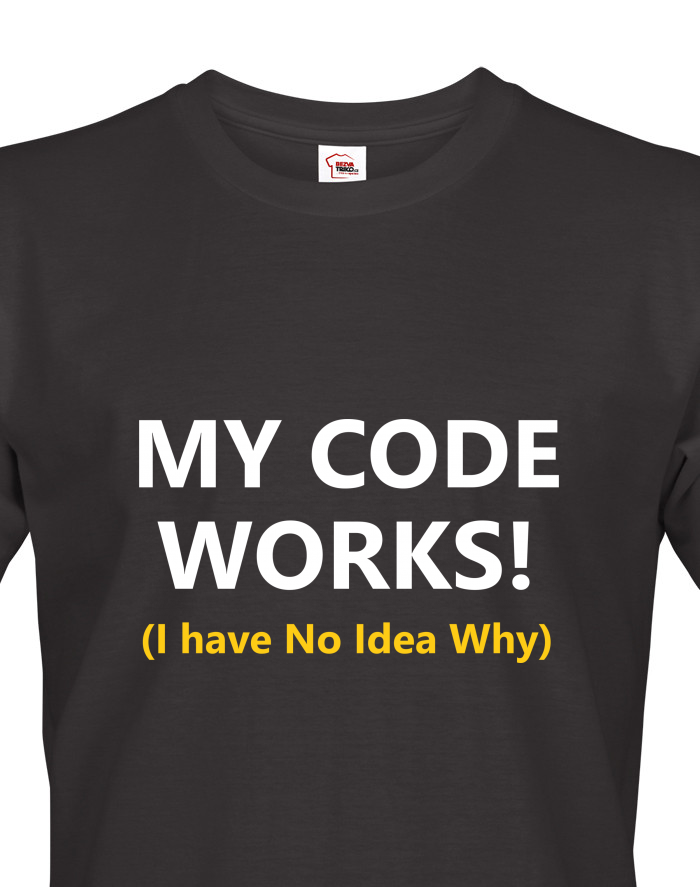 Pánské tričko My Code Works
