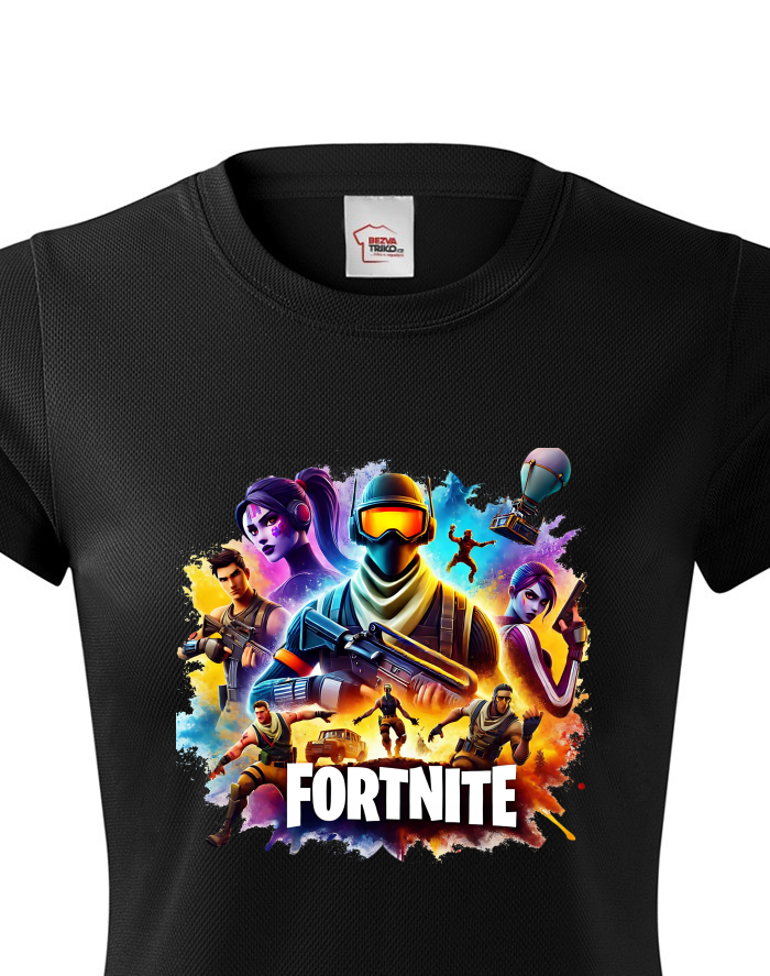 Dámské funkční tričko Fortnite – battle royale styl