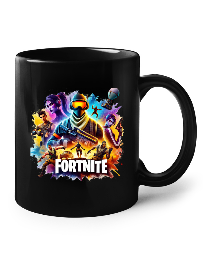 Keramický hrnek Fortnite – černý