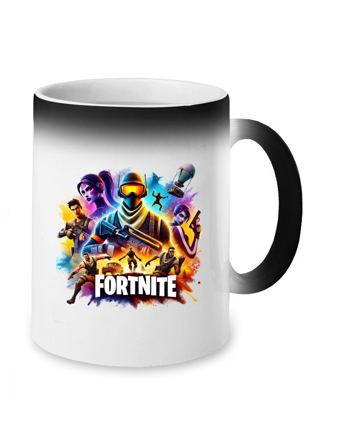 Magický měnící se hrnek Fortnite