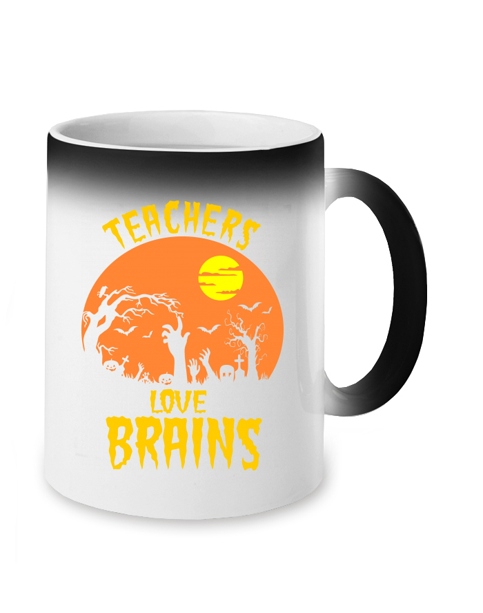 Magický měnící se hrnek Teachers Love Brains