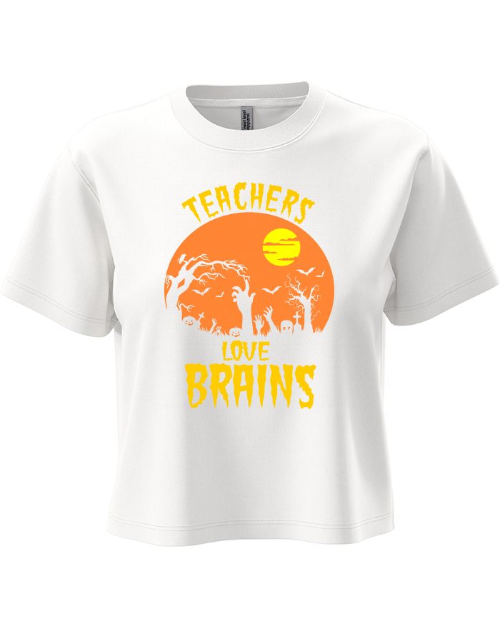 Dámský crop top Teachers Love Brains