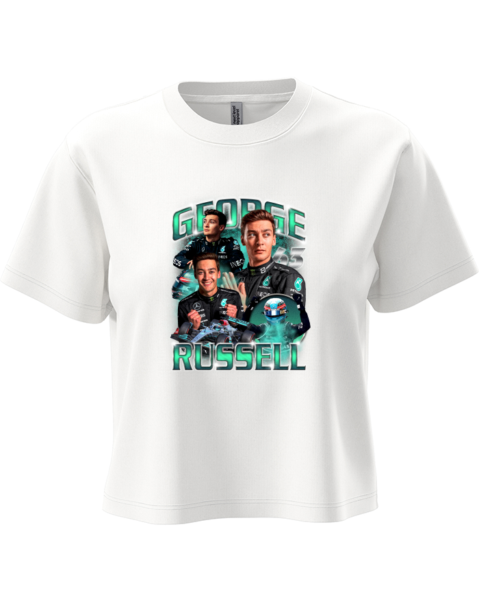 Dámský crop top F1 George Russell