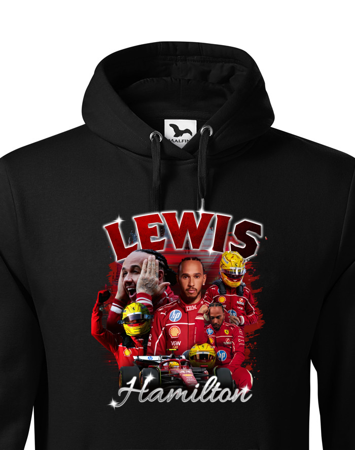 Pánská mikina s kapucí Lewis Hamilton Ferrari F1