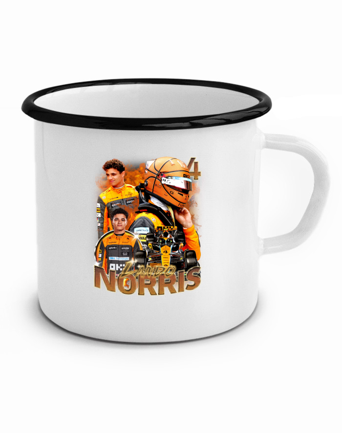 Plechový hrneček F1 Lando Norris