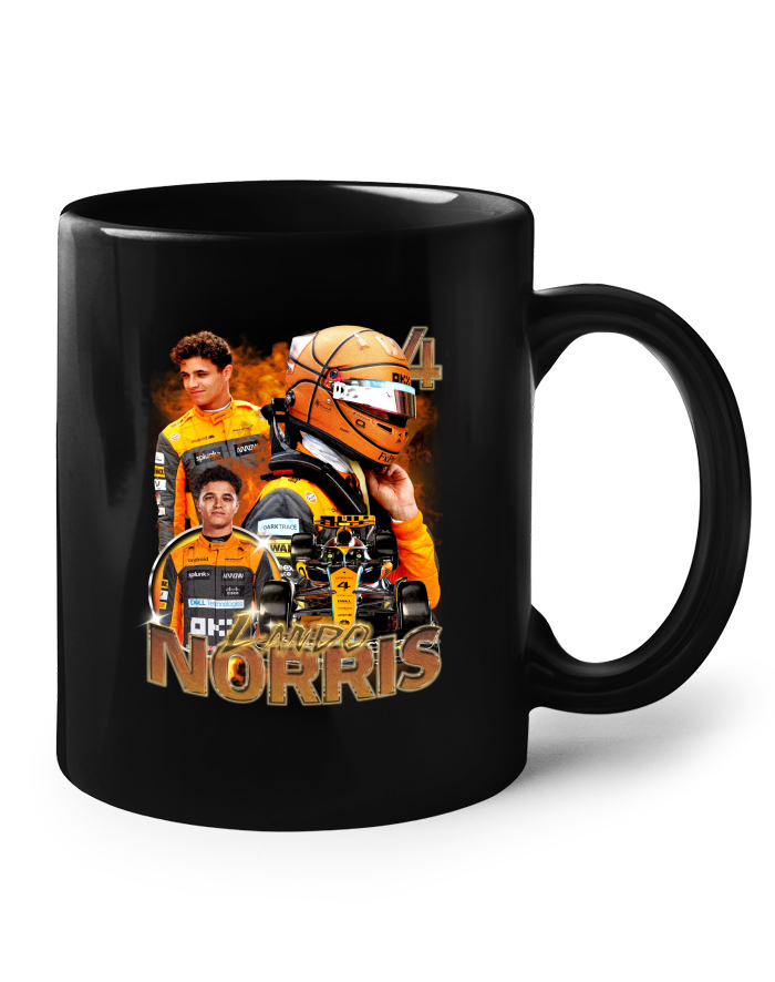 Keramický hrnek černý F1 Lando Norris