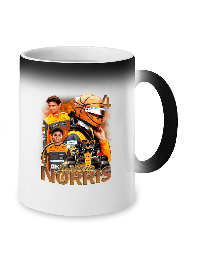 Magický měnící se hrnek Lando Norris F1