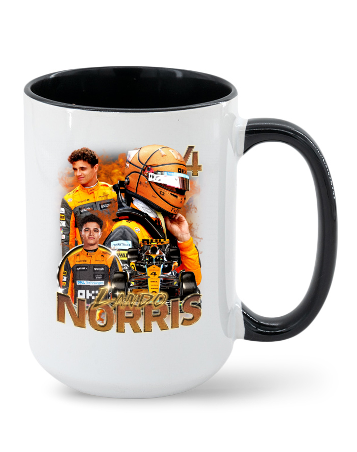 Keramický hrnek MAX - barevný vnitřek a ucho - F1 Lando Norris