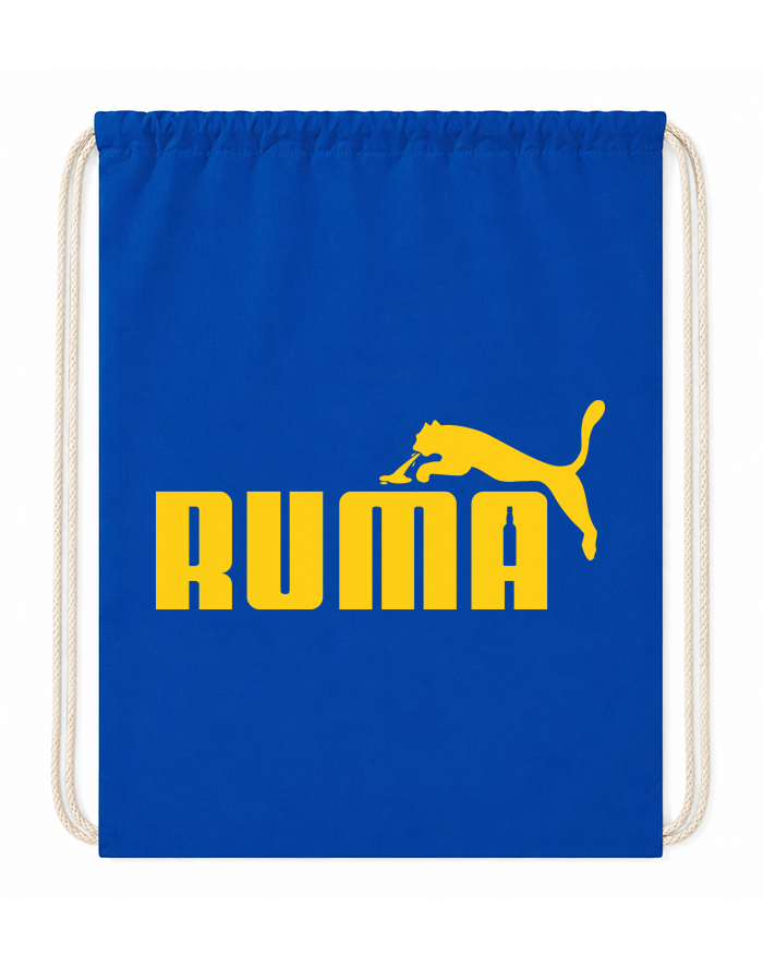 Bavlněný vak na záda s potiskem Ruma