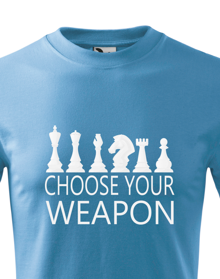 Dětské tričko Šachy - Choose Your Weapon