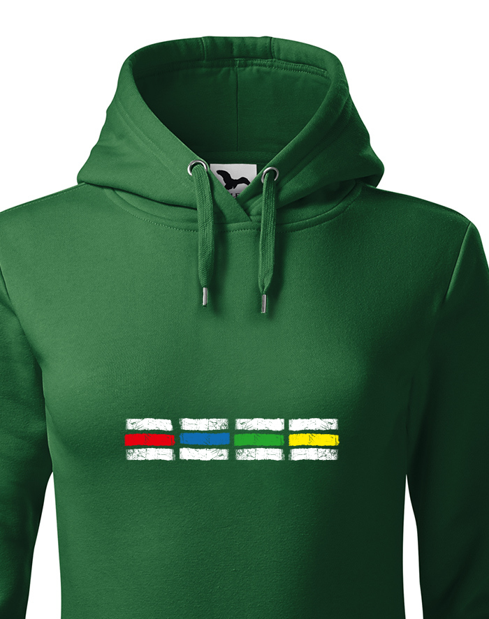 Dámská mikina s kapucí - Turistické značky
