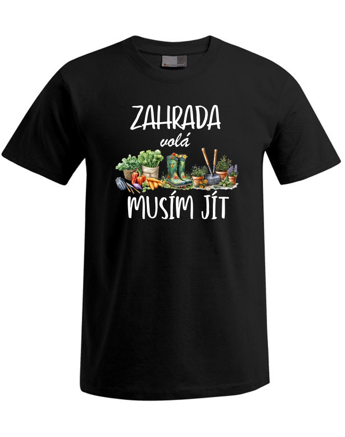 Zahrada volá - pánské tričko Plus Size