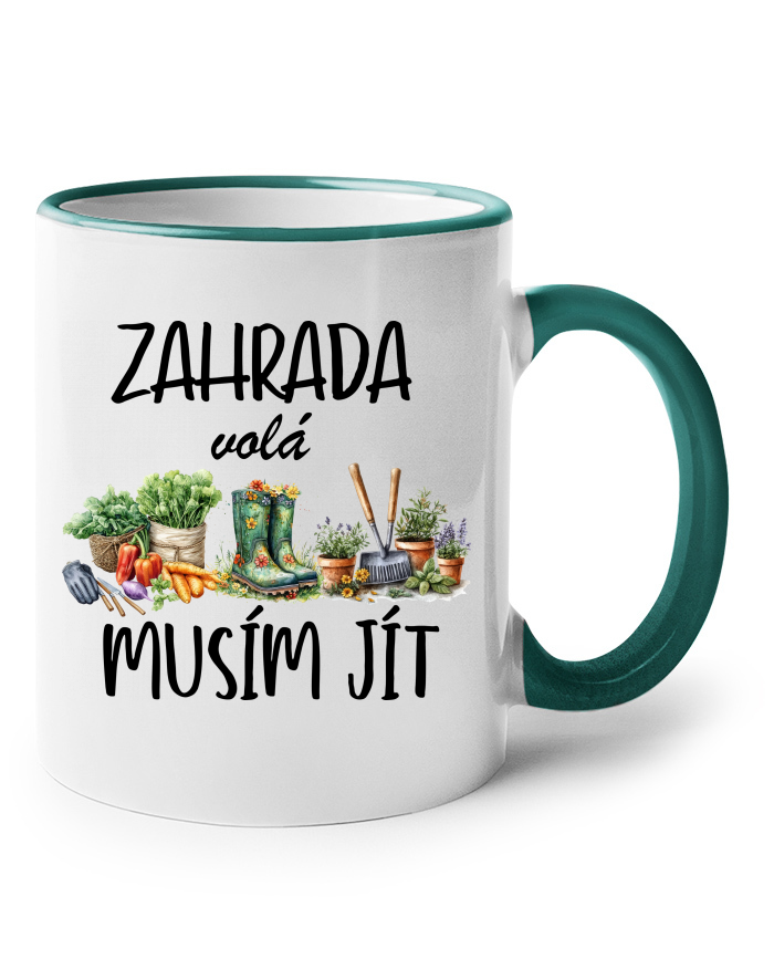Keramický hrnek Zahrada volá