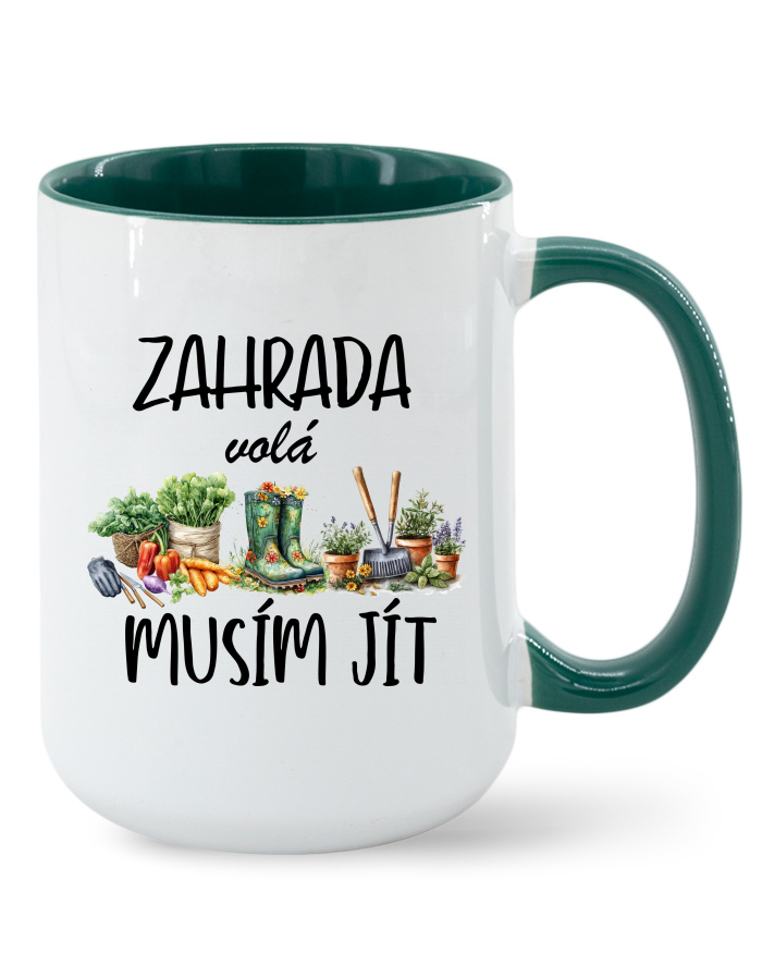 Keramický hrnek Zahrada volá