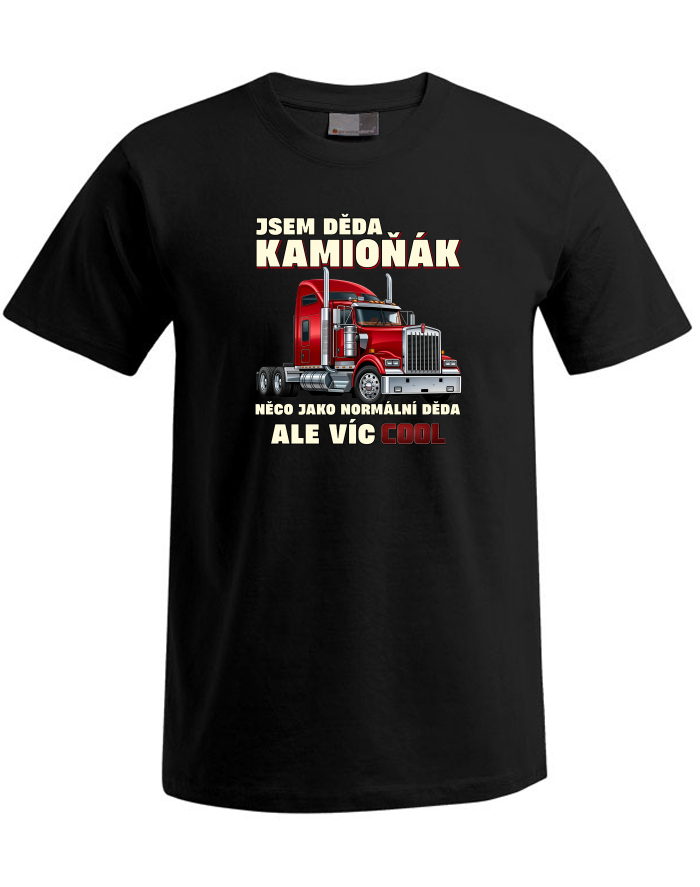 Kamioňák děda - Pánské tričko Plus Size