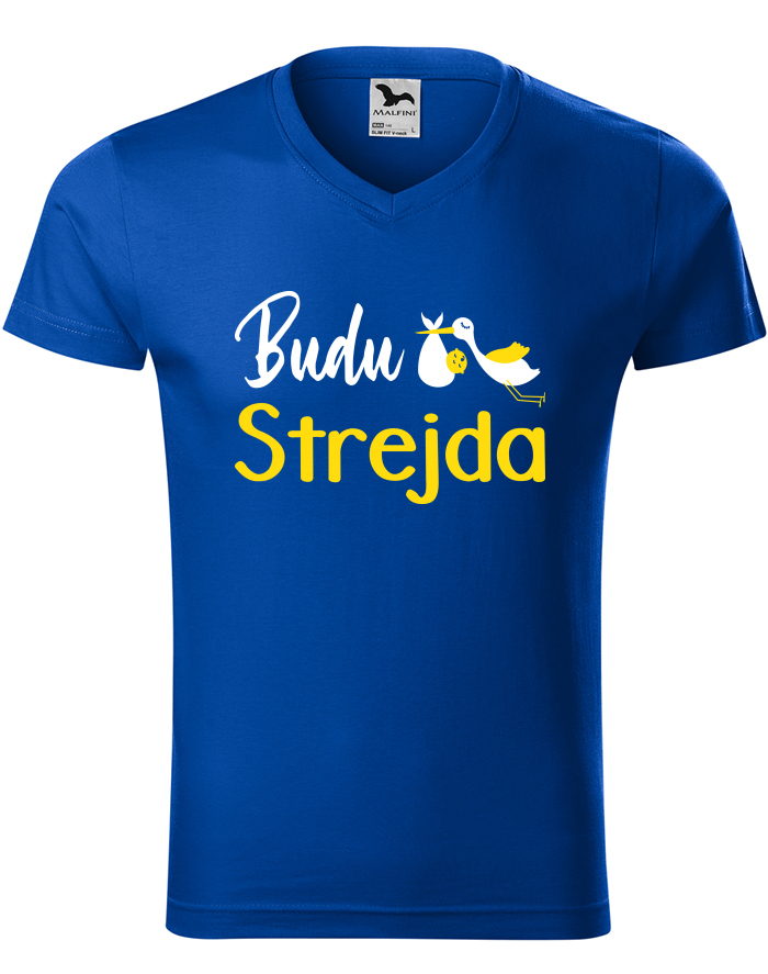 Budu strejda! Pánské tričko s výstřihem do V
