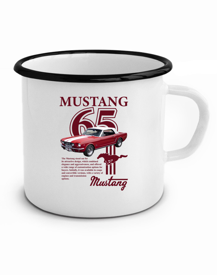 Plechový hrneček Ford Mustang 65