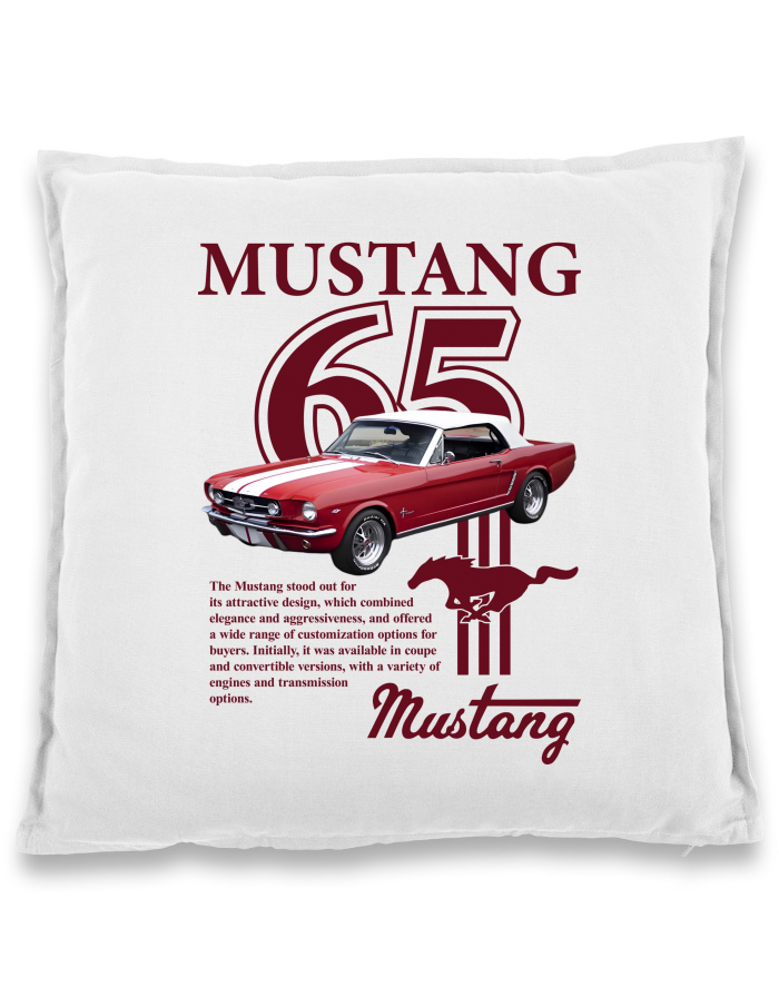 Bavlněný polštář Ford Mustang 65