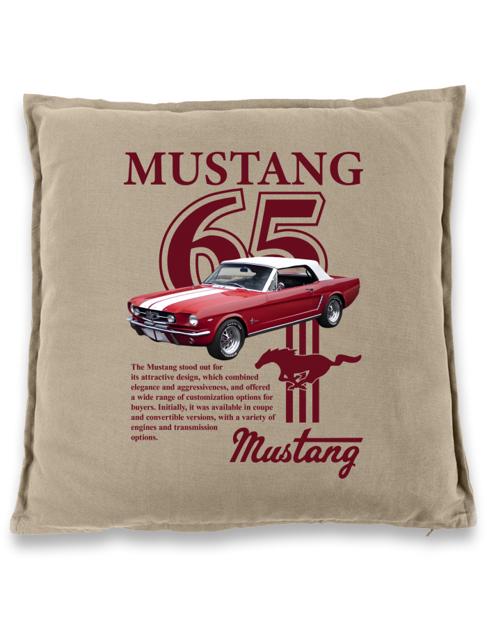 Bavlněný polštář Ford Mustang 65