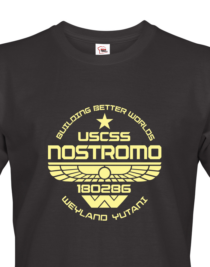 Pánské tričko USCSS Nostromo – ikonický potisk