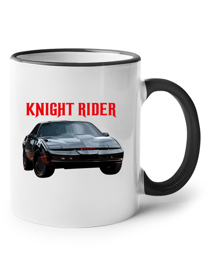 Keramický hrnek Knight Rider s barevným uchem
