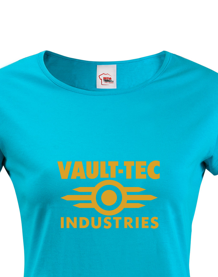 Dámské tričko Vault-Tec – logo průmyslového giganta