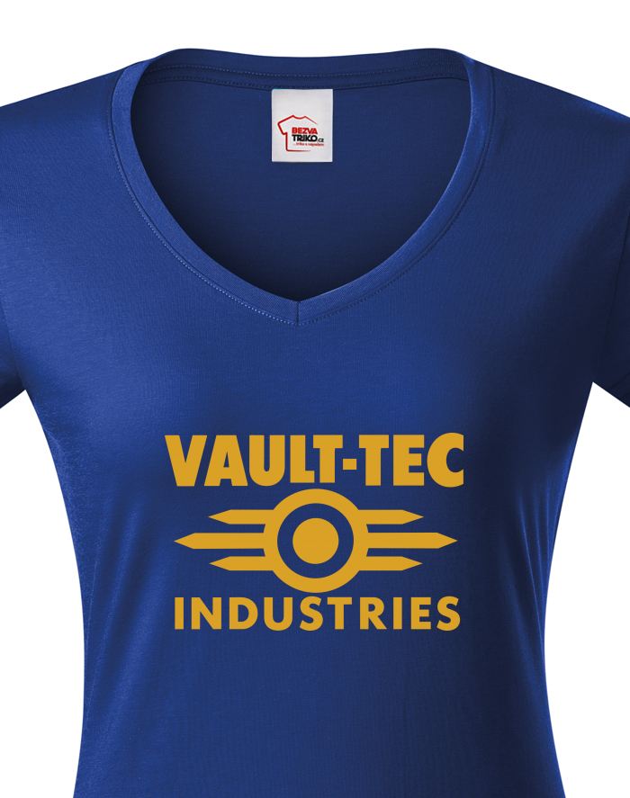 Dámské tričko Vault-Tec – logo Industries
