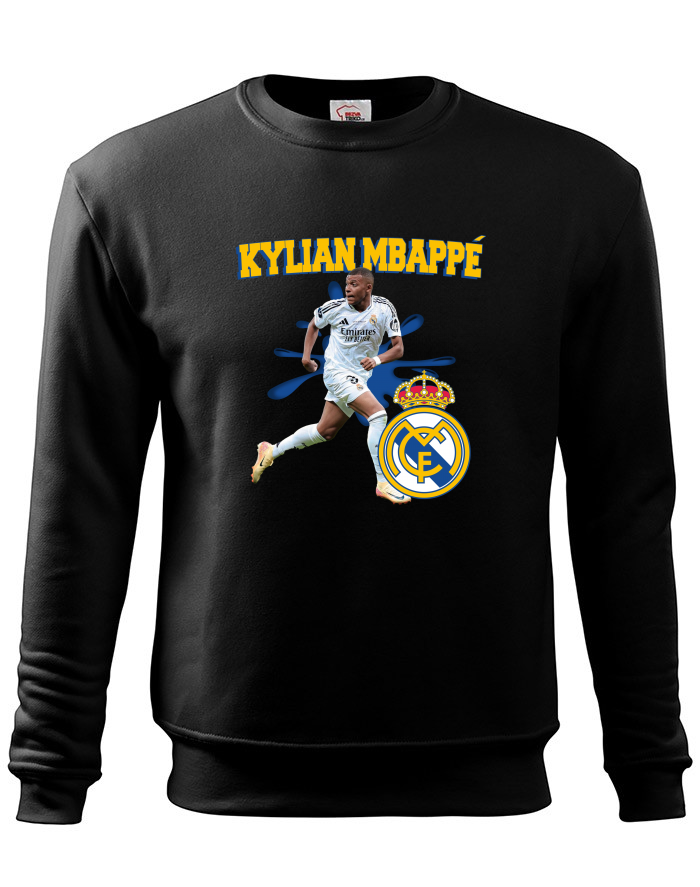 Dětská mikina bez kapuce Mbappé - Real Madrid