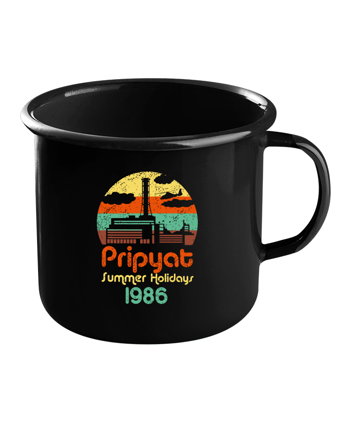 Plechový hrneček Pripyat Summer Holidays 1986