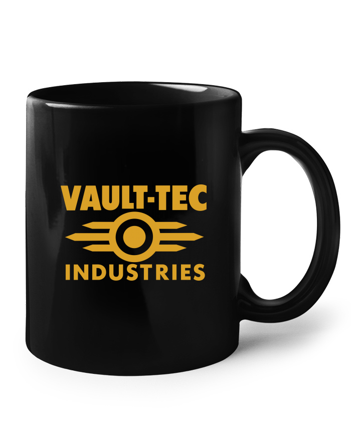 Vault-Tec keramický hrnek černý
