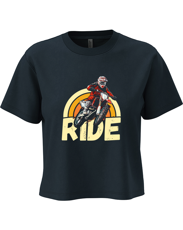 Dámský crop top Motokros RIDE