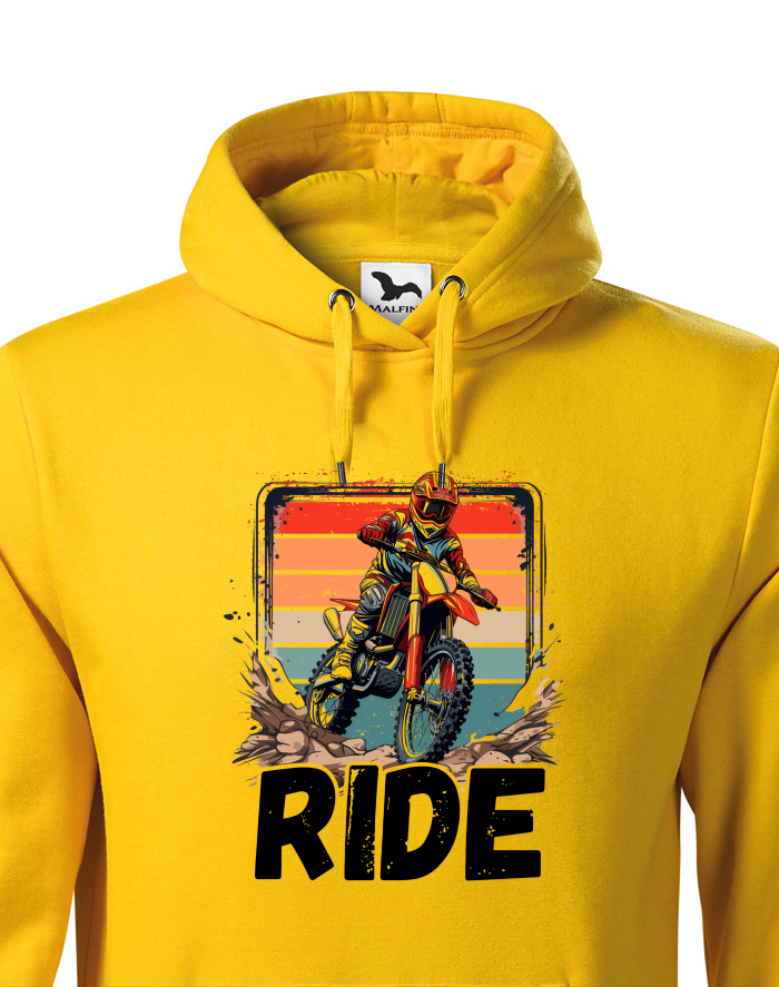 Motokrosová mikina s kapucí – Ride