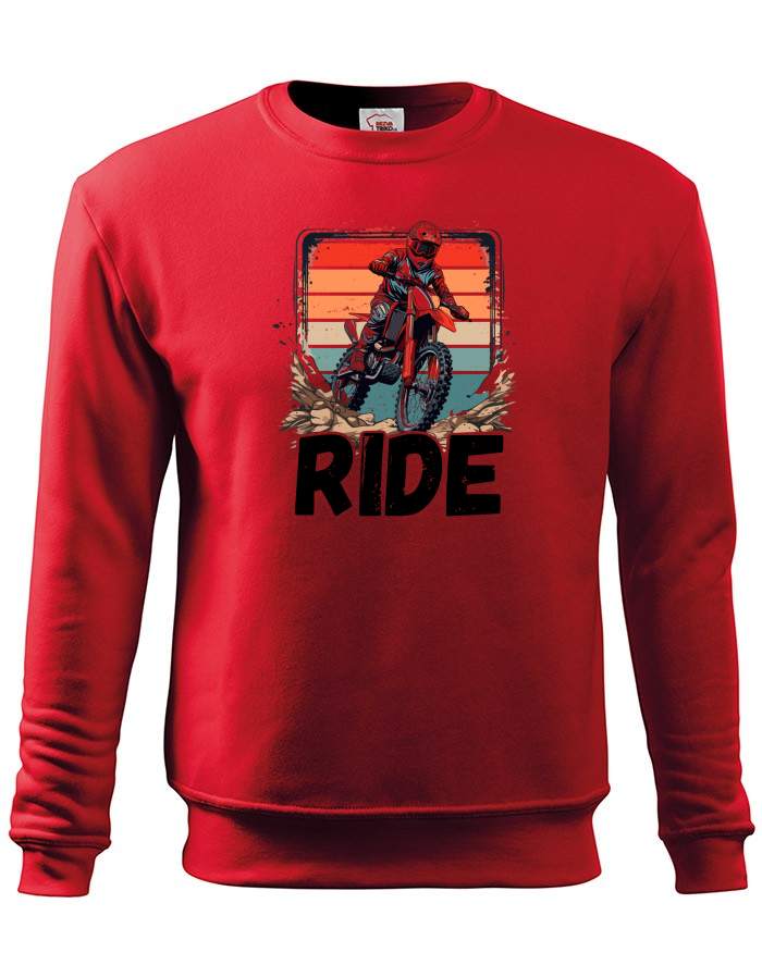 Pánská mikina bez kapuce Motokros RIDE