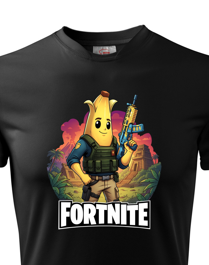 Pánské funkční tričko Peely Fortnite