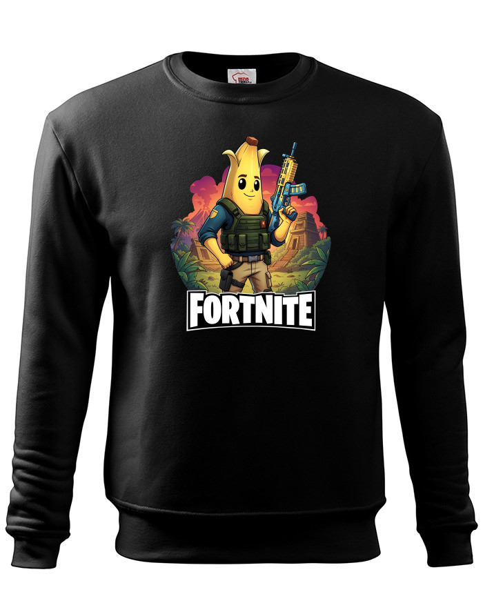 Pánská mikina bez kapuce Peely Fortnite