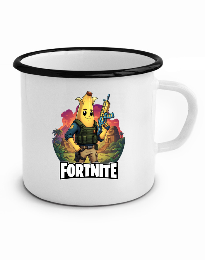 Plechový hrneček Peely Fortnite