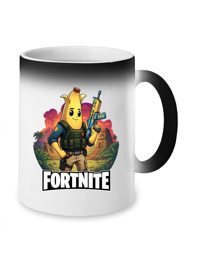 Fortnite Peely magický měnící se hrnek