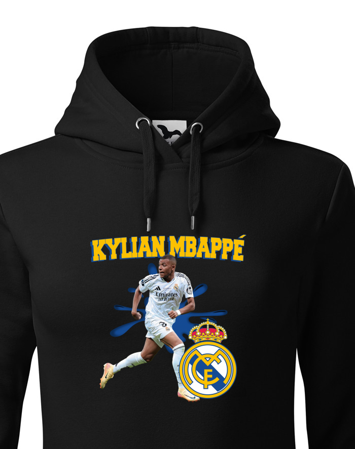 Dámská mikina s kapucí Mbappé - Real Madrid