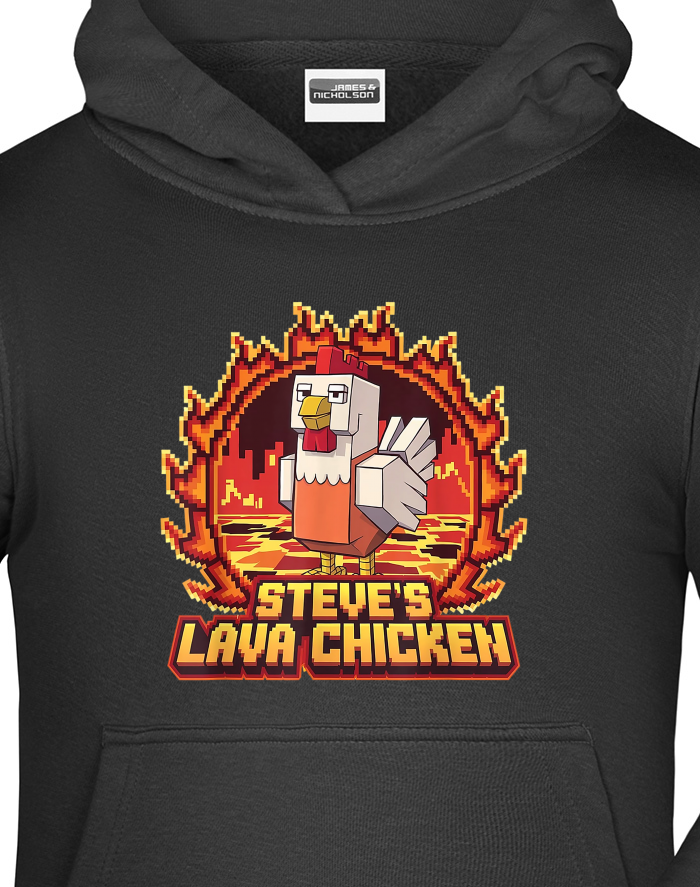 Dětská mikina s kapucí Steve´s Lava Chicken