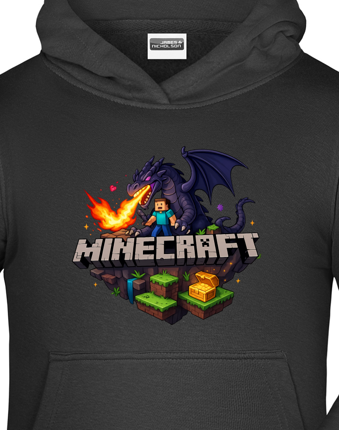 Dětská mikina s kapucí Minecraft 4